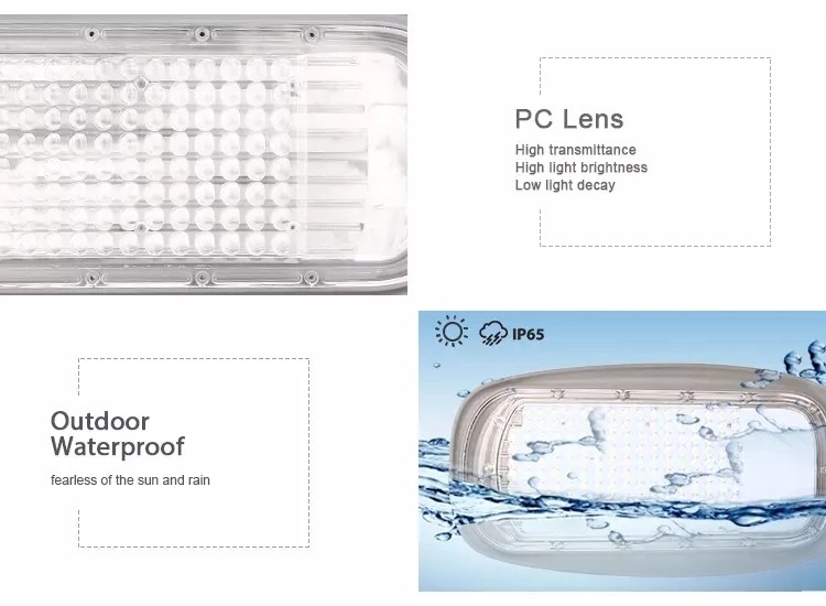 Grey Waterproof LED Street Lights 180 Degree Beam Angle 150W High Brightness