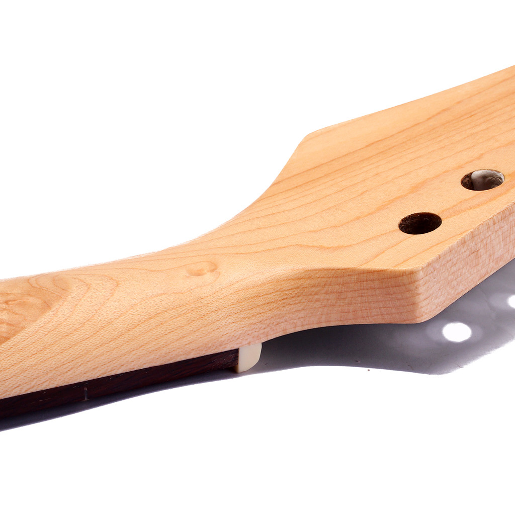 24 Fret Electric Guitar Neck for IBZ Parts Replacement Maple with Rosewood Fretboard