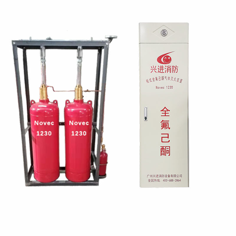NOVEC 1230 Fire Suppression System Red Steel Cylinder Indoor Fire Extinguisher