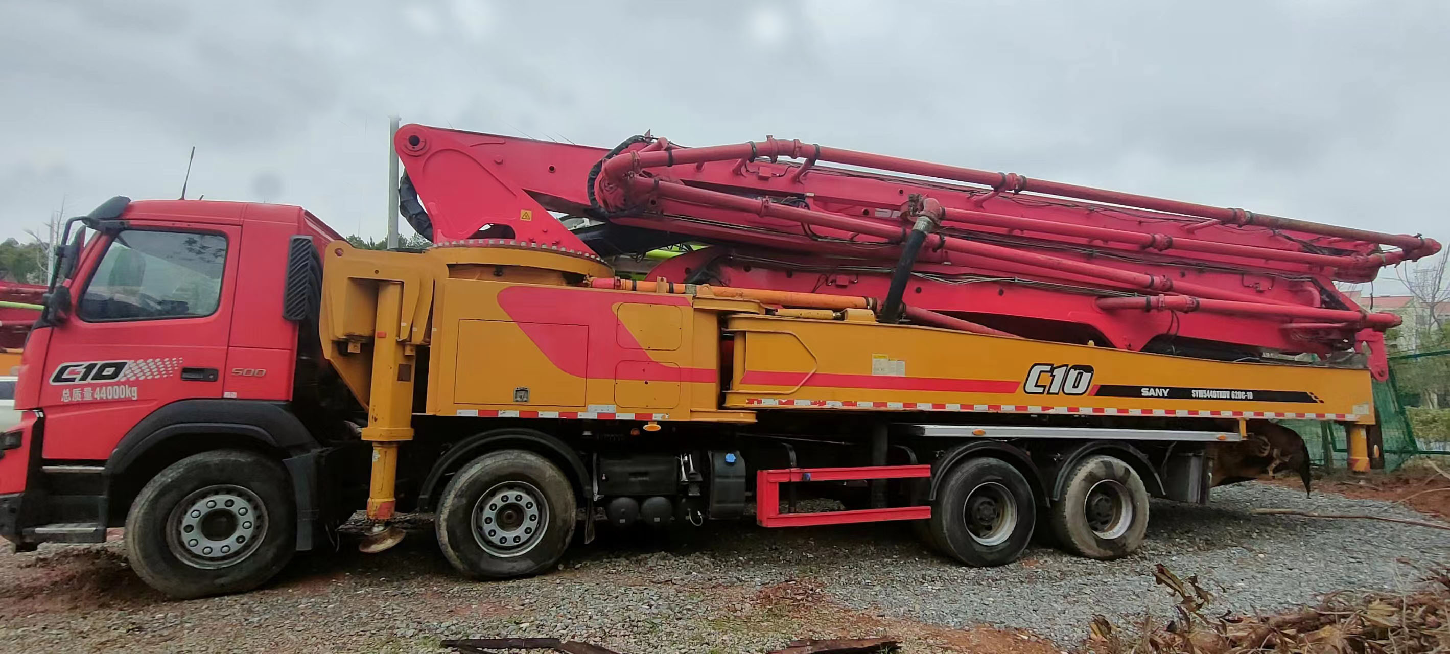 Diesel Used Concrete Pump Truck Used Sany Trailer Stationary Concrete Pump 18mpa