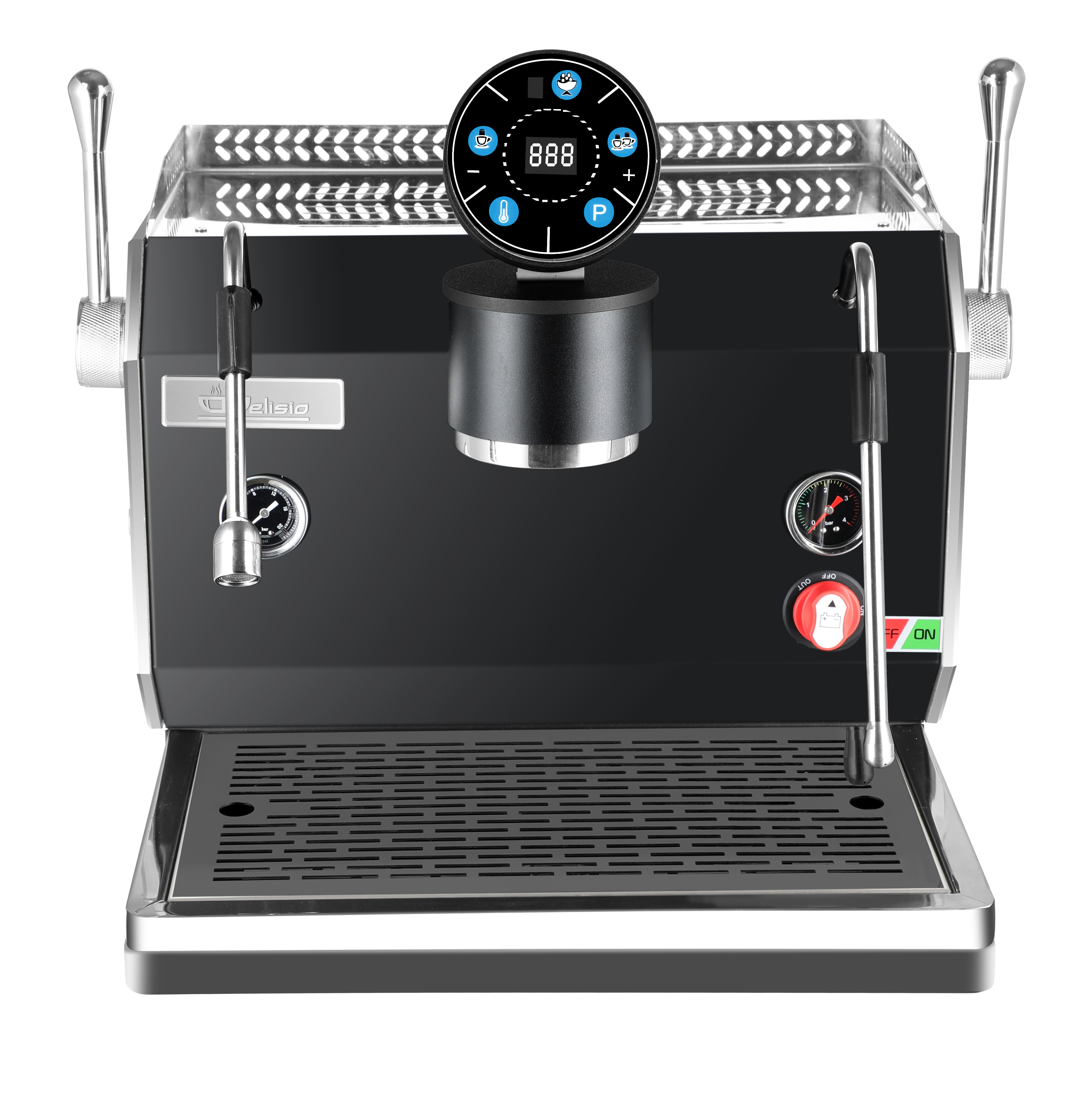 Commercial Espresso Coffee Machine With Semi-Automatic Function And 3500W Power