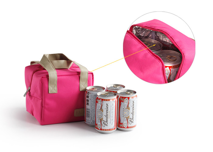 Eco Friendly Lunch Cooler Bags 300D Polyester Material For Unisex Adults