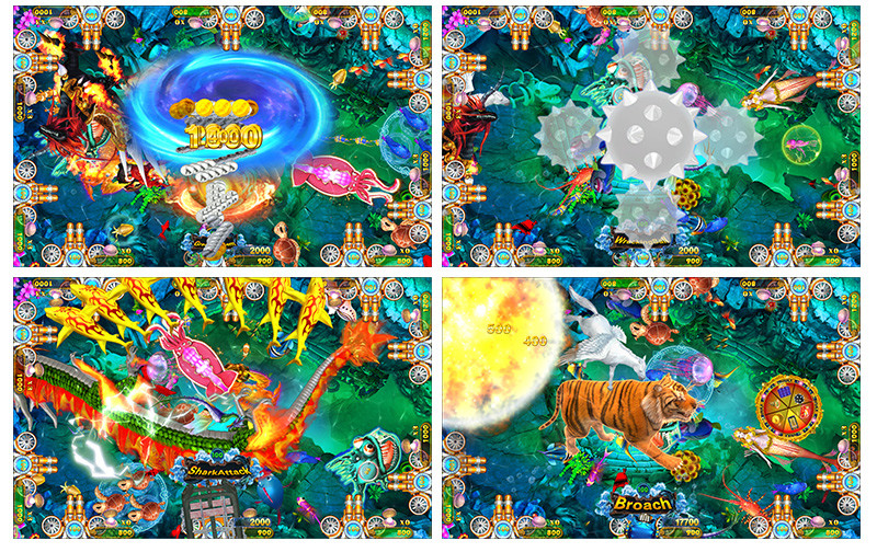 From 6 / 8 10 Players Tiger Legend Fishing Game Machine