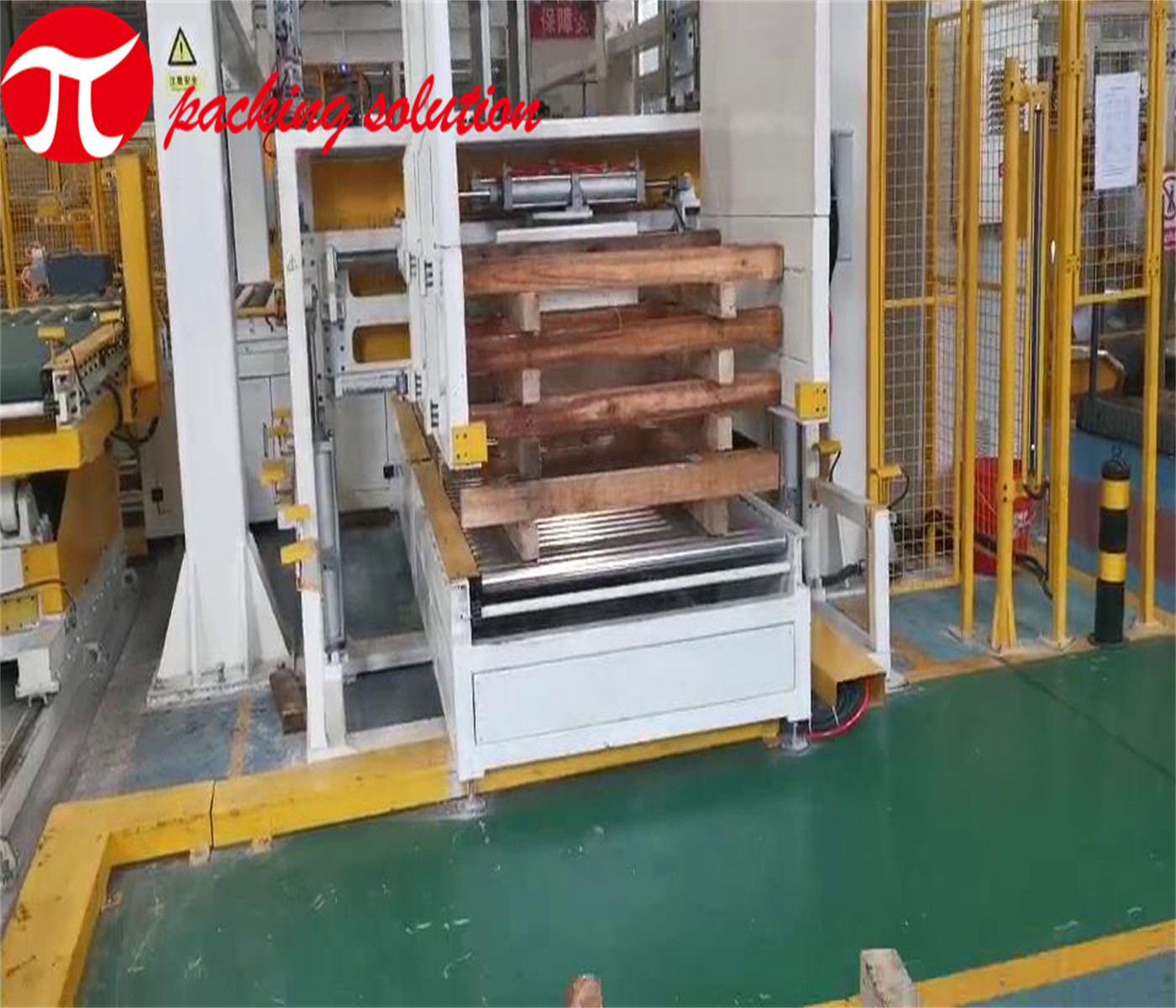 Fully Automatic Steel Coil Strapping Machine Standard Color 800mm-1500mm OD Can Be Customized