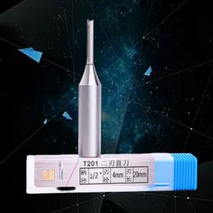 Two Edge Long TCT Straight Bit Router Anti Abrasion Rustproof