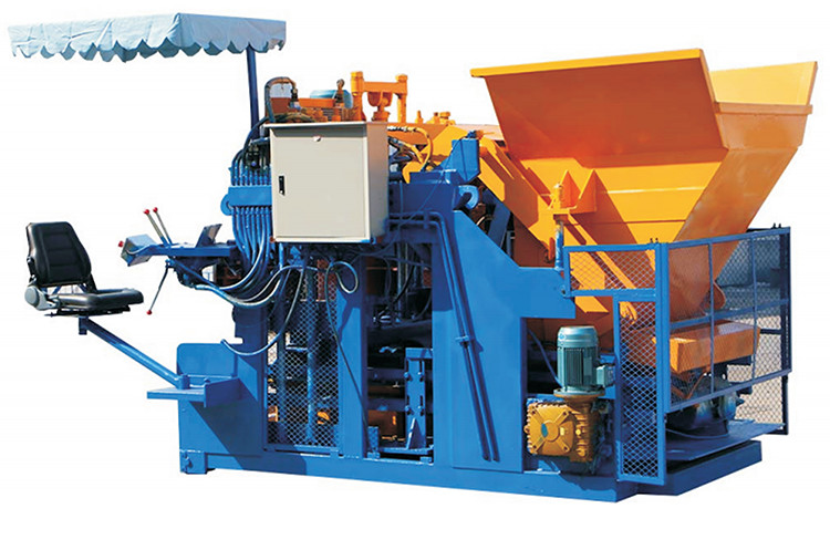 Customizable Mold Size Moving Cement Block Machine For Large Scale Production