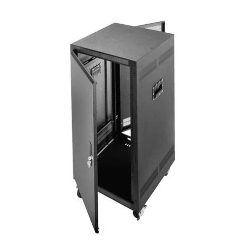 reversible hinged doors network server cabinet