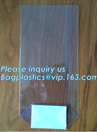 clear opp/cpp three side seal bag for beans,biscuits,cookies,pp cpp self-adhesive poly bag with glue tape,CPP BOPP plast