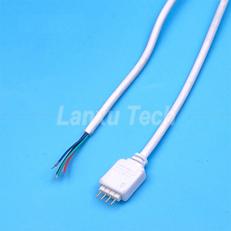 5050 LED Light Strip RGB 4 PIN Connector Cable