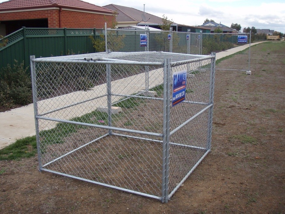 Australian hot sale galvanized steel wire rubbish cage