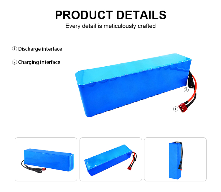 ICR18650 26650 21700 Li Ion Battery Pack 36V 48v For Electric Bike