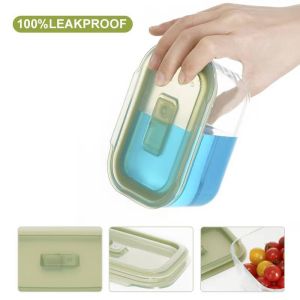 Modern and Stylish Teal Color Glass Container with PP Lid Made of High