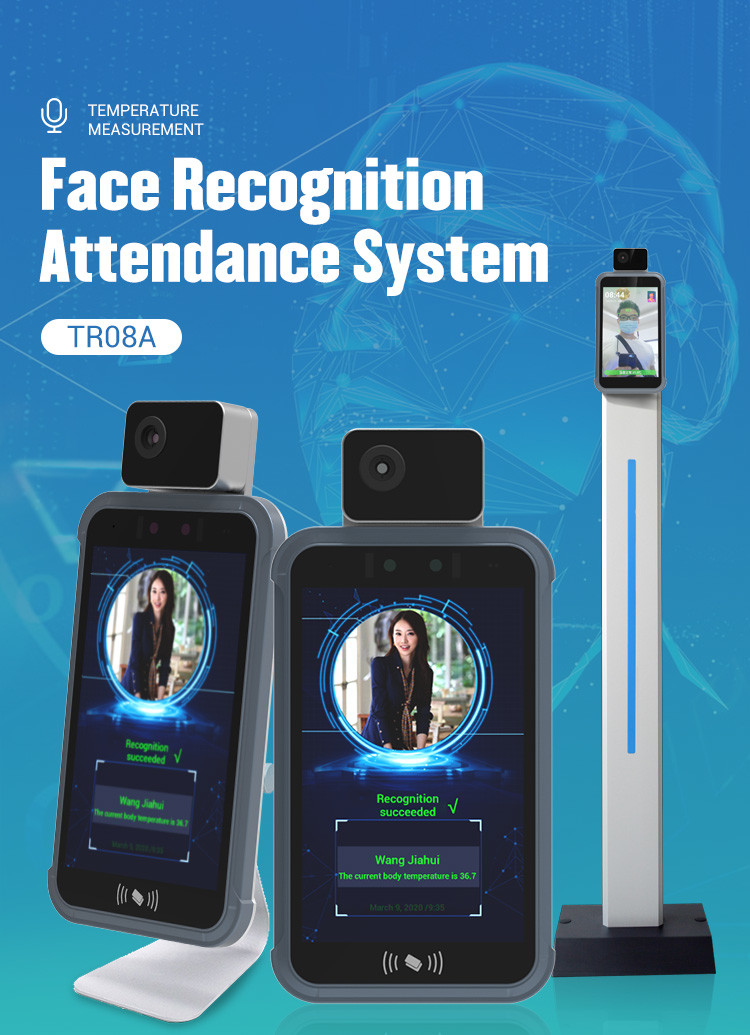 TR08A 0.5-2.5m Face Access Control System Support WDR