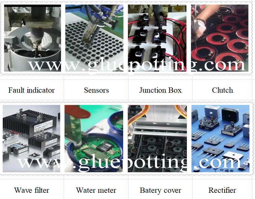Polywood Case Component Epoxies Potting 2K Potting System Adhesive Dispensing Machine