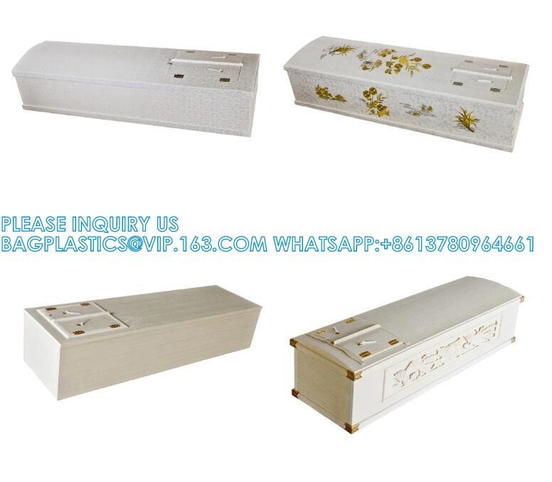 Japanese Plywood Casket Wooden Coffin With Flower Painting Casket Wooden Coffin OEM Japanese Wooden Coffin