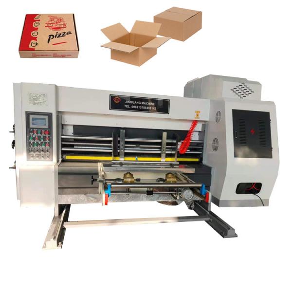 Automatic Full Plc Multicolors Printing Slotting Die Cutting Machine The small