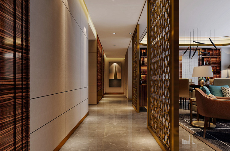 Hairline Bronze Stainless Steel Wall Panels For Office/Room/Interior Decoration