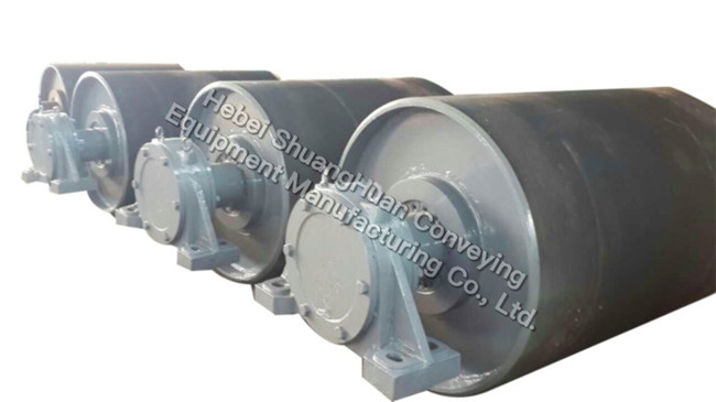 DT II Rubberized Motorized Conveyor Pulley for Bulk Material