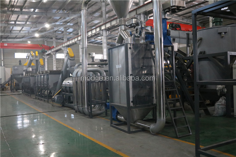 PET Recycling Plastic Dewatering Machine Drying Bottle Crusher