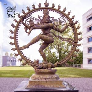  BLVE Bronze Hindu God Idols Statue Metal Indian Religious Nataraja Sculpture Large Outdoor Manufactures