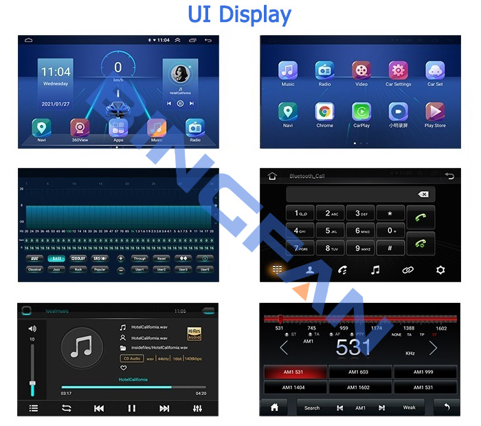 Nissan Altima Teana 2012 Car Stereo Touch Screen Custom With Navigation
