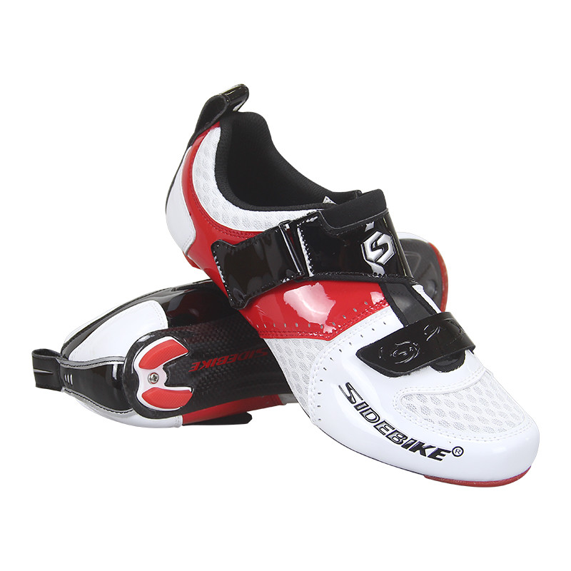 Triathlon Road Racing Bicycle Shoes Breathable Fast Dry Olympic Use