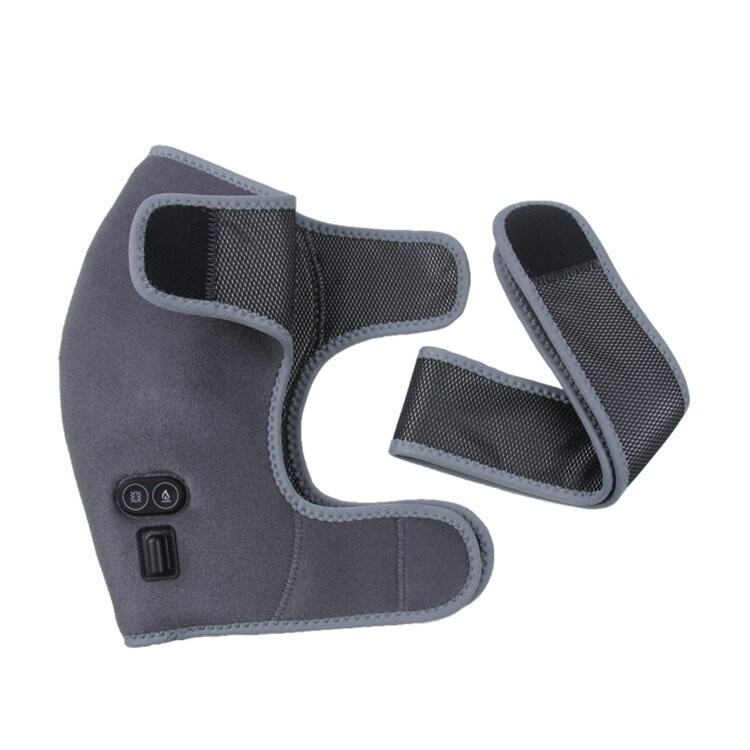 Electric Vibration Shoulder Hot Pad, Massage Heated Wrap Promoting Blood Circulation
