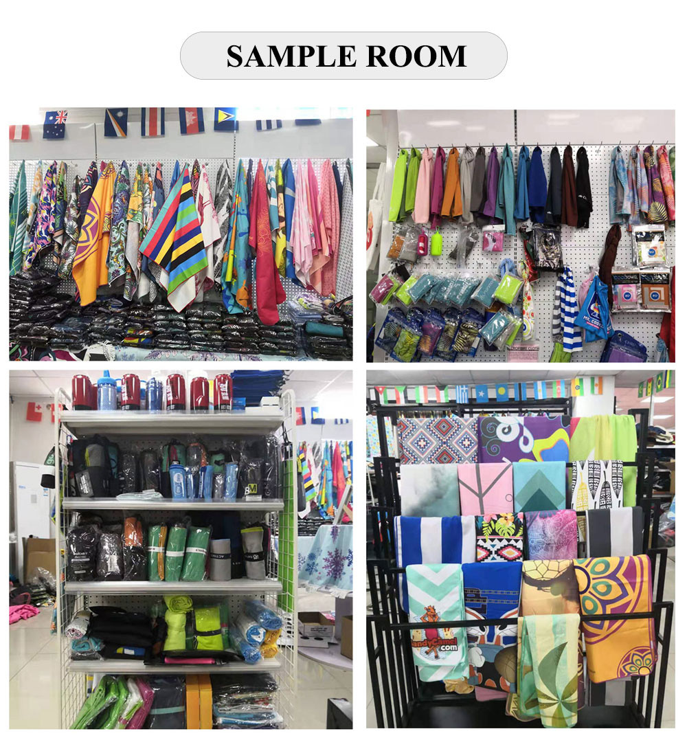 Transfer Print Microfiber Personalized Custom Beach Towel High Absorbency