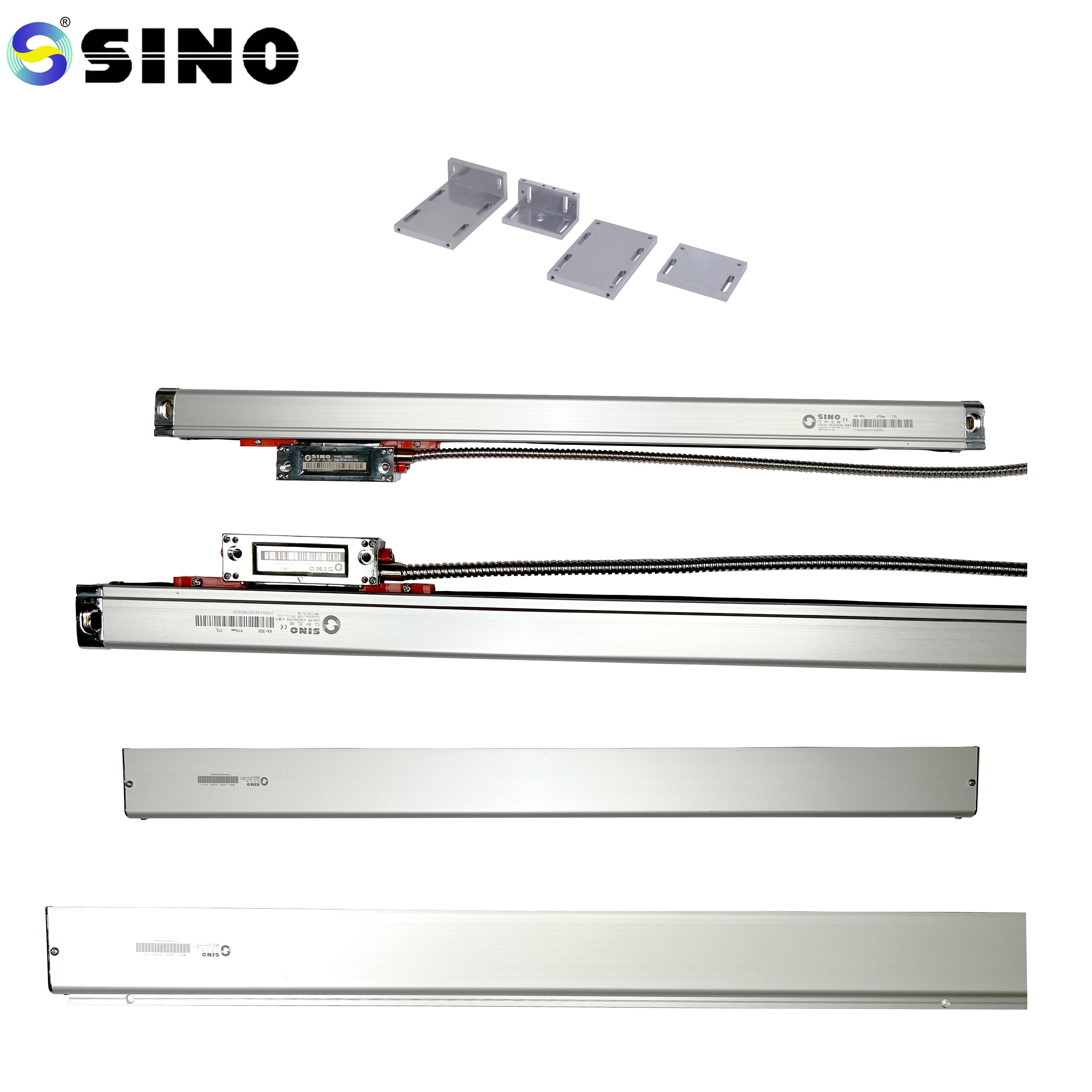 SINO SDS6-3V Digital Readout With Ka300 Linear Encoder Metal Digital Readout 2 Axis For Lathe Machine
