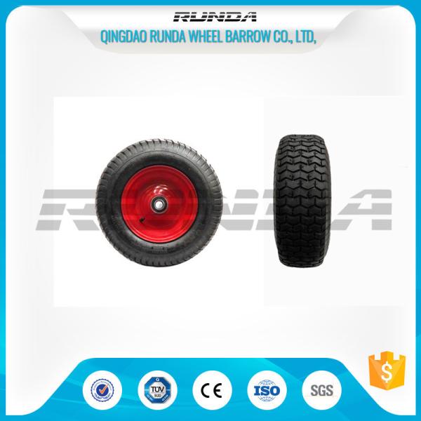 Pneumatic Heavy Duty Rubber Wheels 16" , Replacement Trolley Wheels Anti