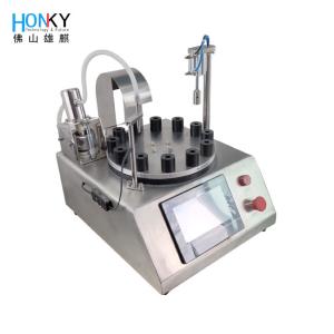 Perfume Sample 1.5ml Vial Filling And Capping Machine With High Precision Piston