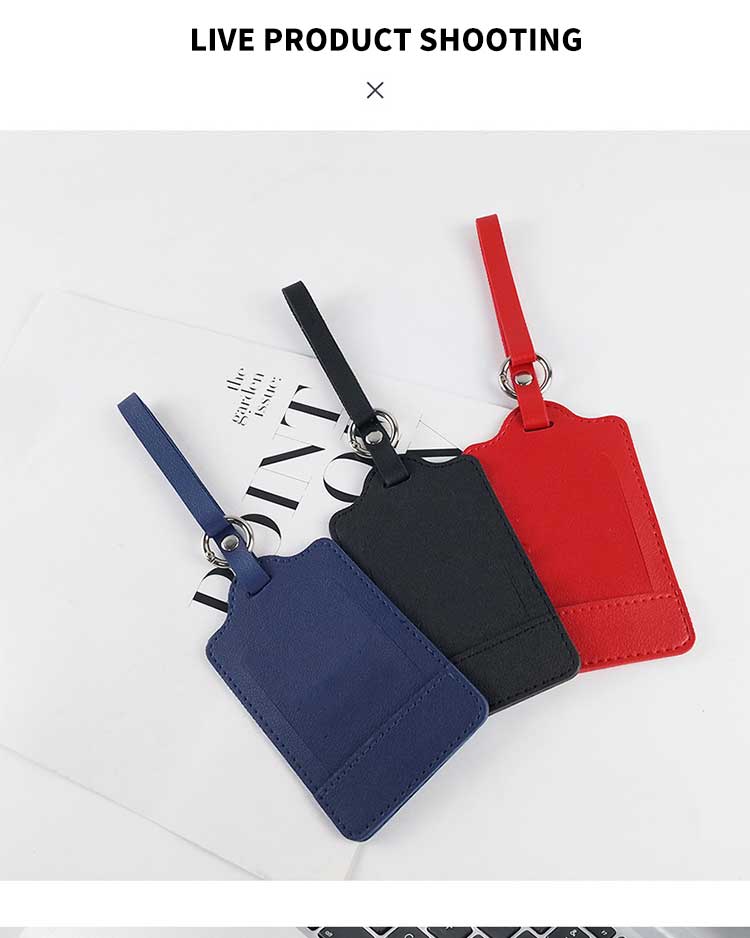 Luggage Tag And Passport Holder Set Customized Real Pu Leather Travel Name Id Address Tag