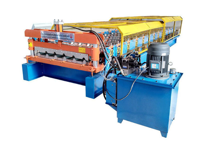 Colored Metal Roofing Sheet Roll Forming Machine Coil Inside Diameter 450-550mm
