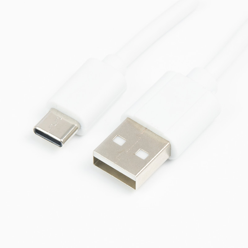 0.25m Straight USB Cable USB 2.0 Male To Type C Male CE Rohs Certified
