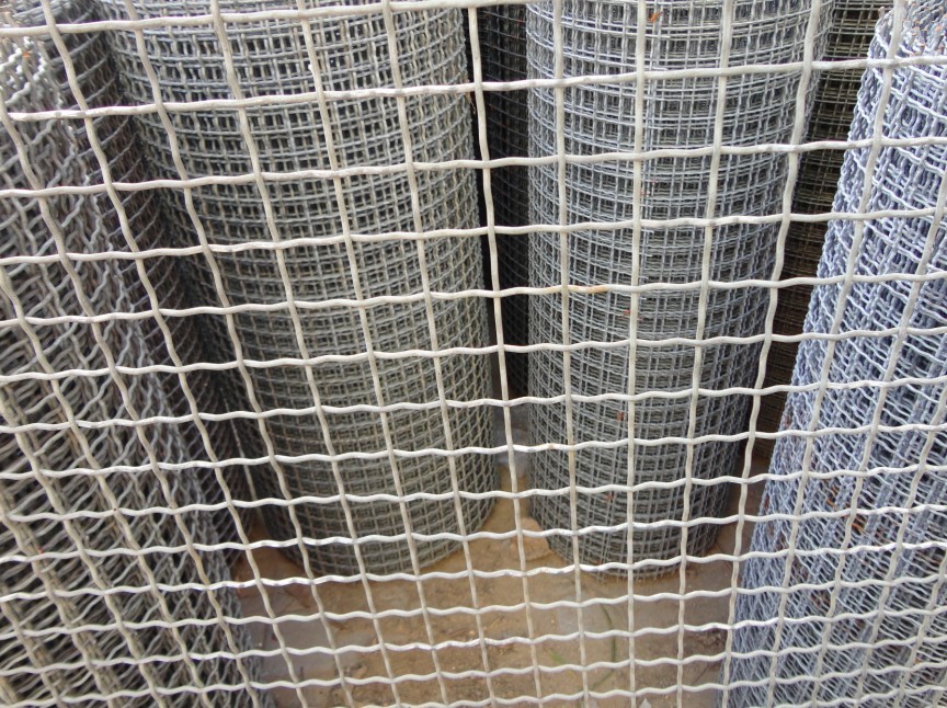Industrial Crimped Woven Metal Mesh , Tensile Stainless Steel Mesh Screen