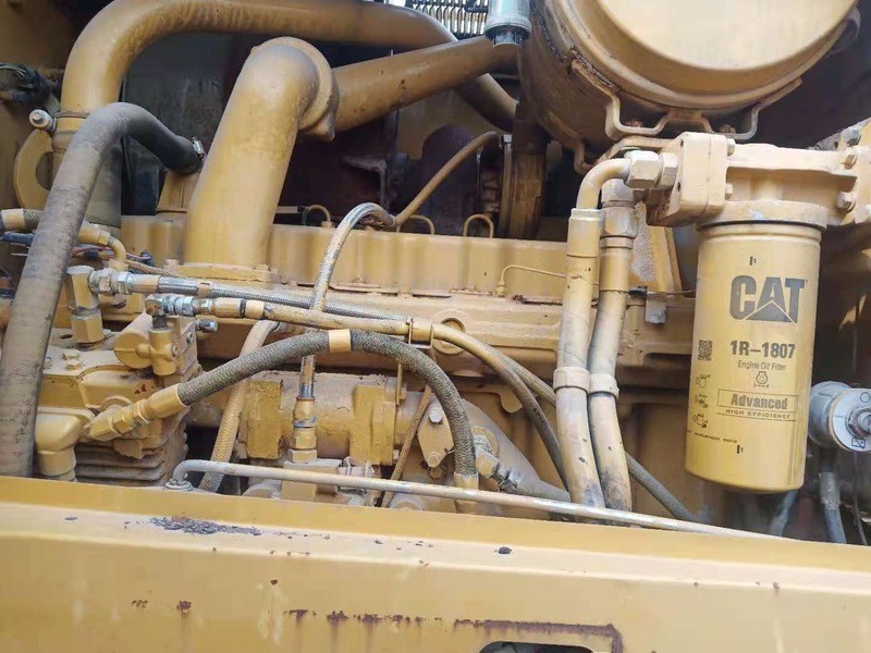 Low Hour Yellow Construction Works Grader Motor / Engine Components 11000 KG