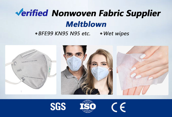 White PP Spunbond Non Woven Meltblown Fabric For Garment