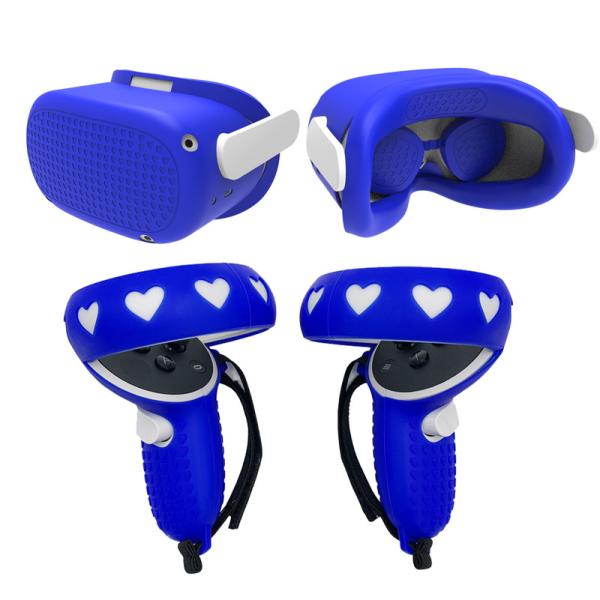 Quality Protective HOXC Oculus Research 2 Accessories Silicone Cover Devices for Touch Controller, Headset Front, Internal Lens, and User Face for sale