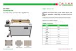Semi Automatic Pneumatic V Slotting Machine Die Cutting Cardboard Rigid Box
