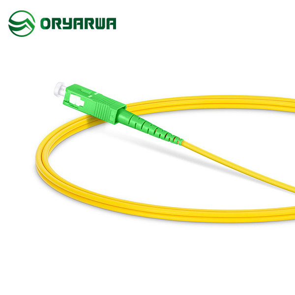 LC APC To SC APC Single Mode Patch Cord Simplex Jumper