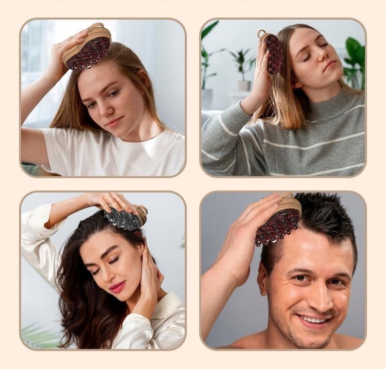 Ice Therapy Scalp Massager – Reusable Cooling Hair Brush For Men, Women & Kids | OEM Silicone Brush For Hair Salons, Gift Sets, Spa & Home Use