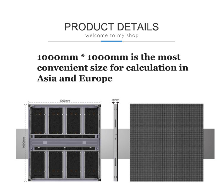 large outdoor led screen price Outdoor LED Video Wall Panel Waterproof TV Screen P10mm Panel Size