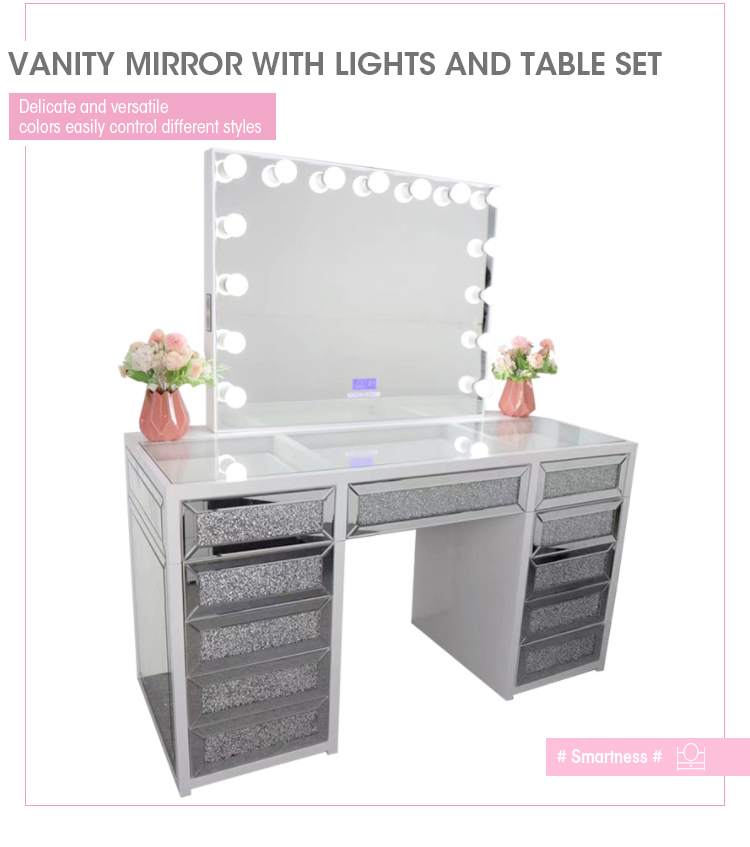 Full Length Hollywood 50x Magnifying Mirror Customzied