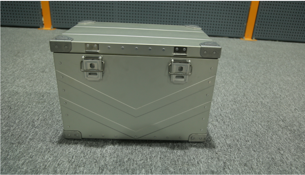 Anodize Outdoor Metal Aluminum Alloy Lunch Car Folding Boxes grey Camping Cargo Storage Kitchen Camping Box