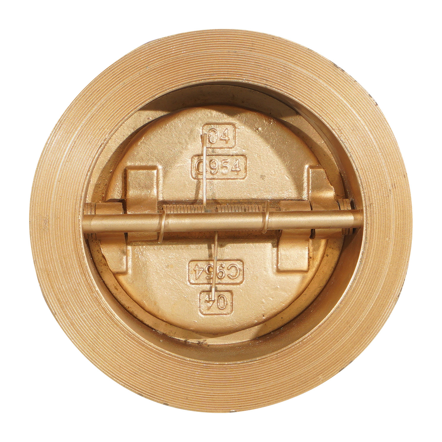 Stainless Steel Spring Duo Dual Wafer Butterfly Non-Return Brass check valve