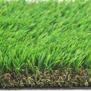 China Double Stem Artificial Plastic Grass Good Rebound And Pile Recovery on sale