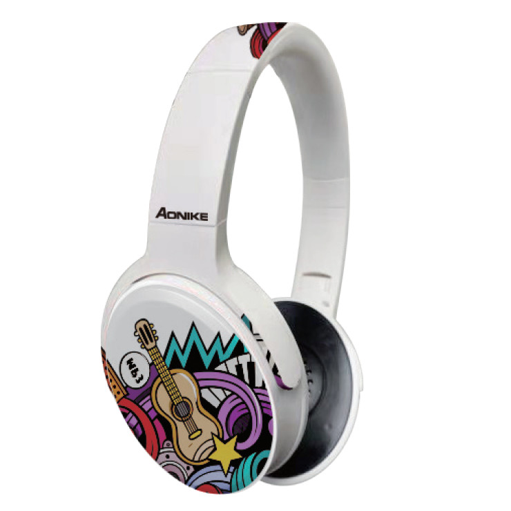 300mAh V5.0 3.5mm Stereo Bluetooth Headphone with Mic