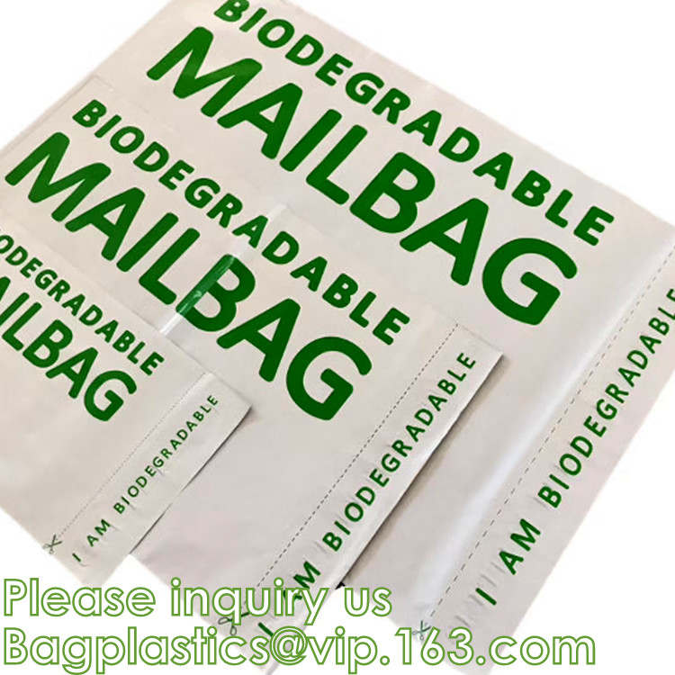Biodegradable Mailers, Tamper-Evident & Self-Sealing Shipping Envelopes, Waterproof Mailing, Puncture-Proof