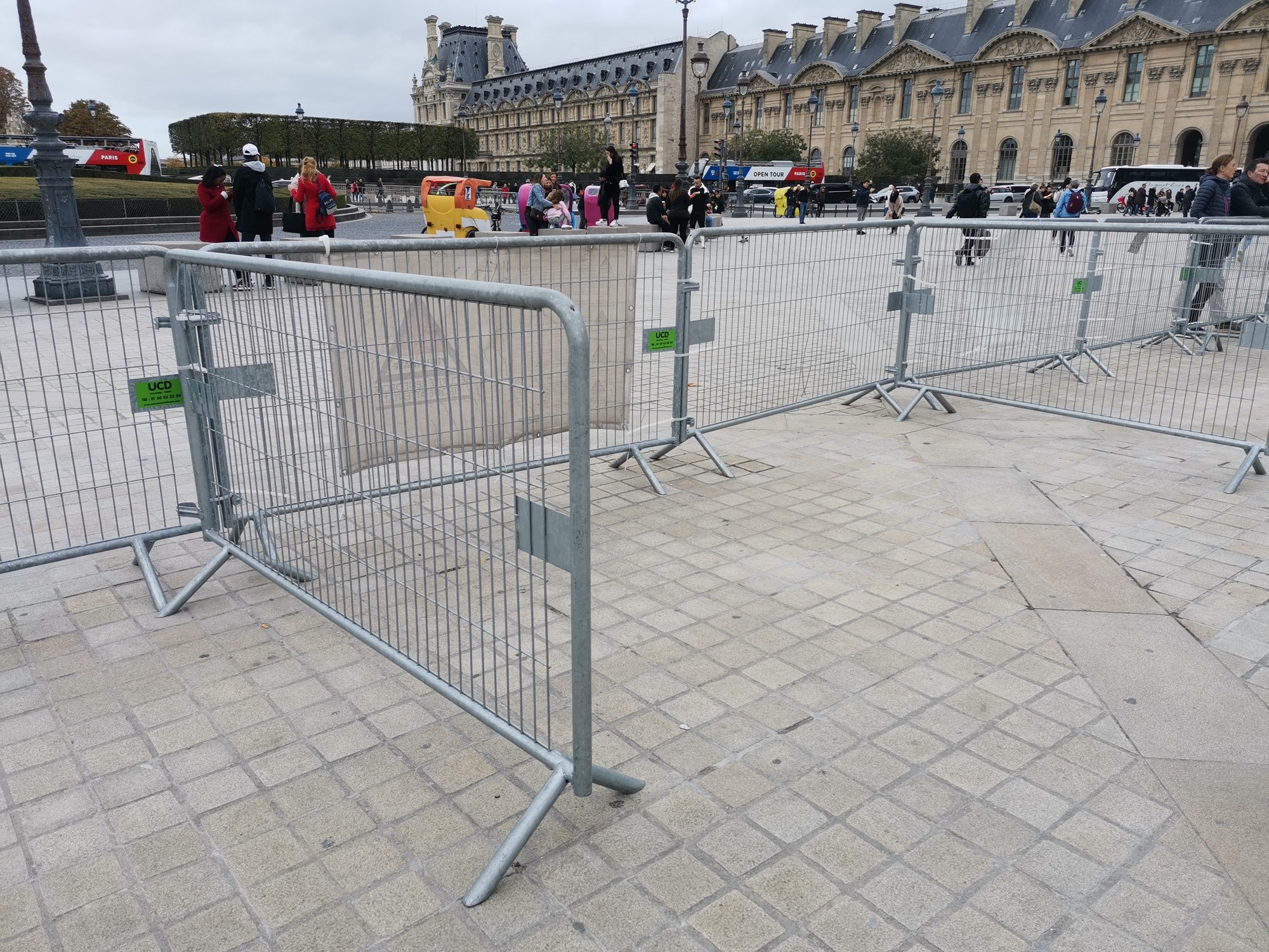 Portable Mobile Event Removable Road Safety Crowd Control Barrier Trellis Temporary