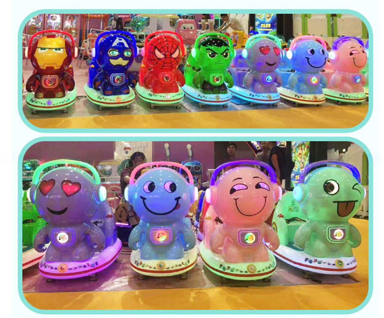 Eletronic Kids Swing Machine Shopping Mall Children Coin Pusher Game Center Dreamland Amusement Games Tiger Kiddie Rides Ex-work